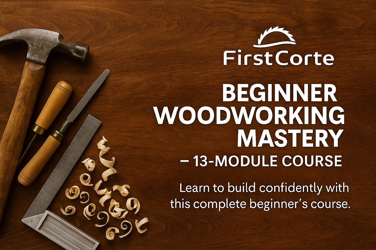 Beginner Woodworking Mastery (Level 1 of 3)