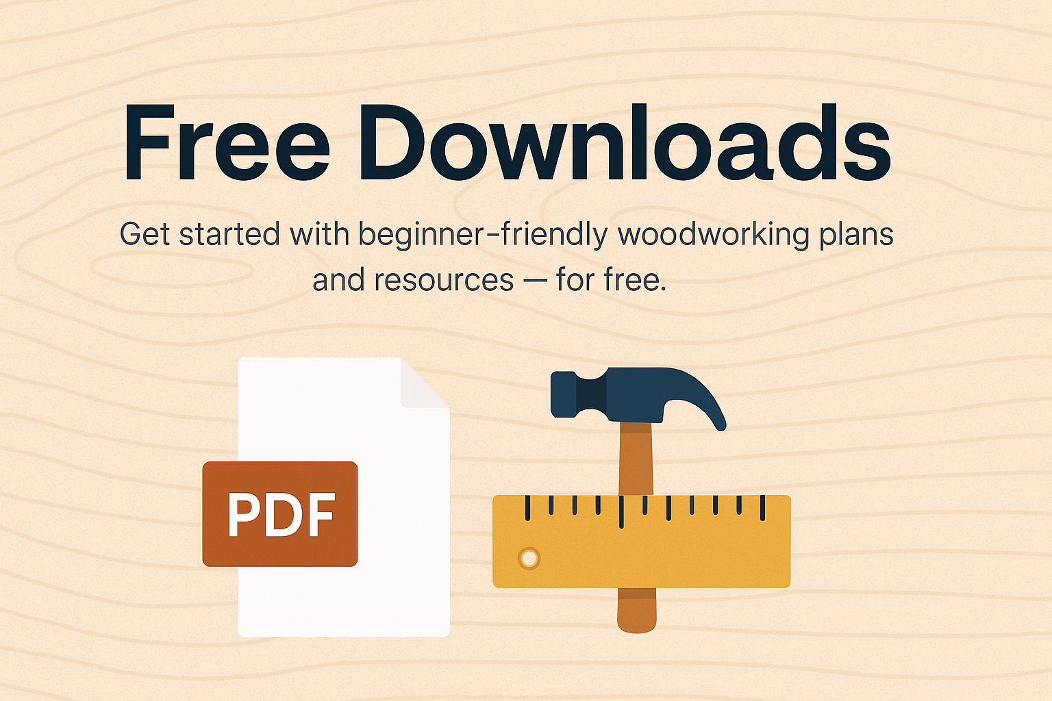Free woodworking resources and beginner plans from FirstCorte